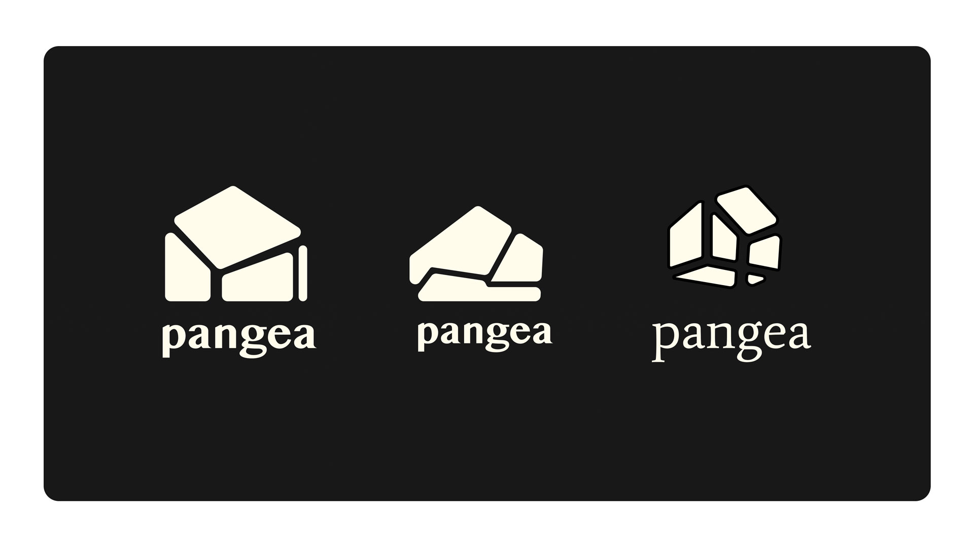 final logo ideation for pangea