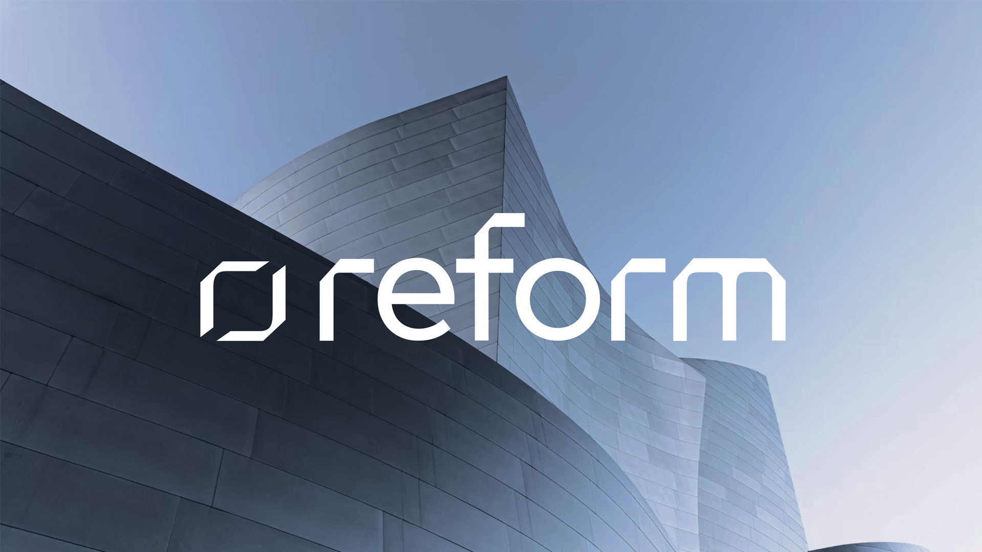 Background with geometric shapes floating